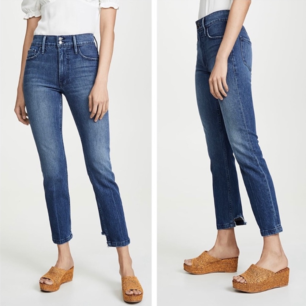 Frame Denim Heritage le Sylvia Slender Straight In Eagle Rock Size 24
